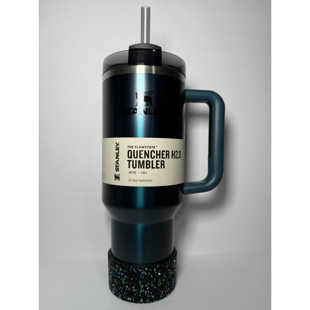 Stanley 2023 Limited Edition BALSAM GLOW 40oz Quencher H2.O Tumbler BNWT + Boot